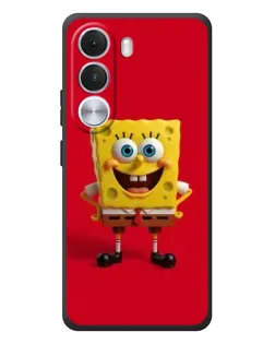 Чехол для Realme C100i с картинкой «Спанч Боб на красном»