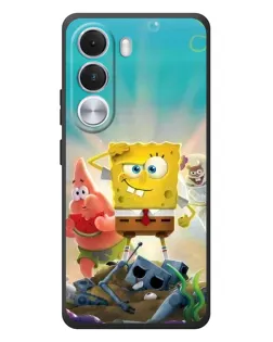 Чехол для Realme C100i с картинкой «Спанч Боб победитель»