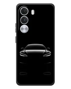 Чехол для Realme C100i с картинкой «Силуэт Tesla Night»