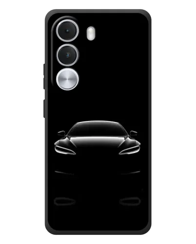 Чехол для Realme C100i с картинкой «Силуэт Tesla Night» Чехол для Realme C100i с картинкой «Силуэт Tesla Night»