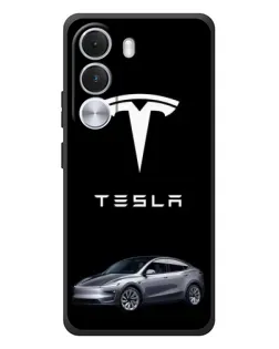 Чехол для Realme C100i с картинкой «Tesla Model Y»
