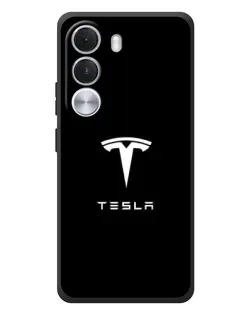 Чехол для Realme C100i с картинкой «Tesla White Logo»