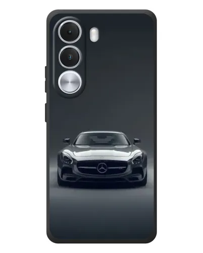 Чохол для Realme C100i з картинкою «Mercedes на чорному» Чохол для Realme C100i з картинкою «Mercedes на чорному»