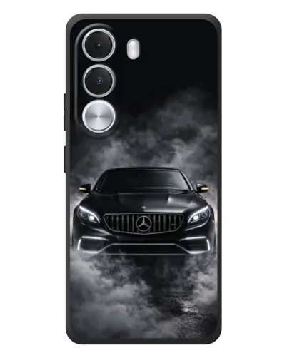 Чохол для Realme C100i з картинкою «Mercedes у диму» Чохол для Realme C100i з картинкою «Mercedes у диму»