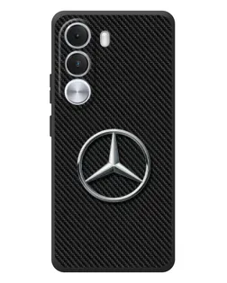 Чехол для Realme C100i с картинкой «Карбоновый Mercedes стиль» Чехол для Realme C100i с картинкой «Карбоновый Mercedes стиль»