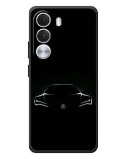 Чехол для Realme C100i с картинкой «Mercedes — силуэт авто» Чехол для Realme C100i с картинкой «Mercedes — силуэт авто»