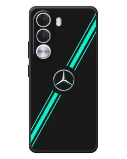 Чехол для Realme C100i с картинкой «Спортивные линии Mercedes» Чехол для Realme C100i с картинкой «Спортивные линии Mercedes»