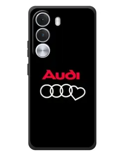 Чехол для Realme C100i с картинкой «Логотип Audi Heart»