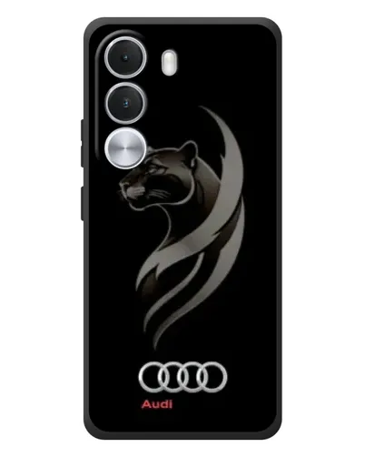 Чохол для Realme C100i з картинкою «Графіка — пантера та Audi» Чохол для Realme C100i з картинкою «Графіка — пантера та Audi»