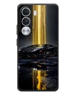 Чехол для Realme C100i с картинкой «Ночной Lamborghini драйв»