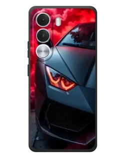 Чехол для Realme C100i с картинкой «Lamborghini красное сияние»