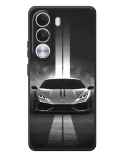 Чехол для Realme C100i с картинкой «Lamborghini симметрия дорог»