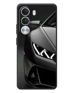 Чехол для Realme C100i с картинкой «Lamborghini фары детализация»