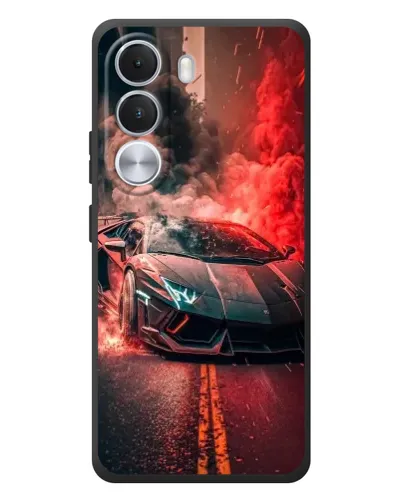 Чехол для Realme C100i с картинкой «Lamborghini красный дым» Чехол для Realme C100i с картинкой «Lamborghini красный дым»