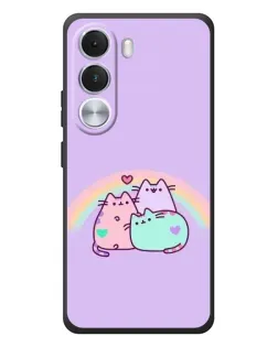 Чехол для Realme C100i с картинкой «Радужные Пушины»