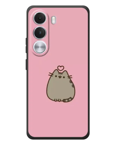 Чехол для Realme C100i с картинкой «Pusheen сердце»