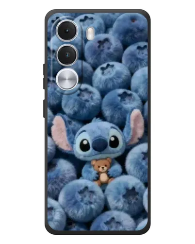 Чехол для Realme C100i с картинкой «Стич и голубика» Чехол для Realme C100i с картинкой «Стич и голубика»