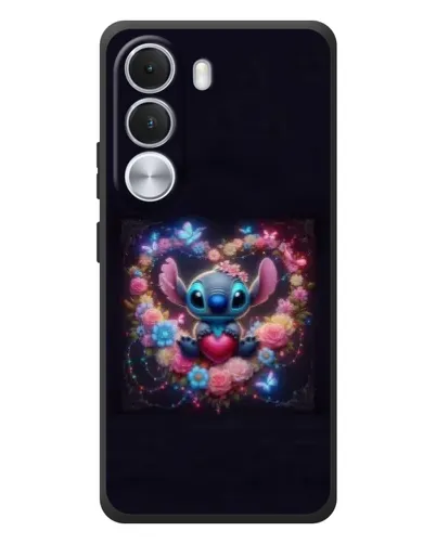 Чехол для Realme C100i с картинкой «Stitch в цветах» Чехол для Realme C100i с картинкой «Stitch в цветах»