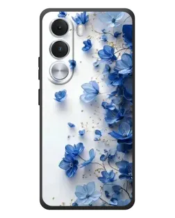 Чехол для Realme C100i с картинкой «Голубой цветочный каскад» Чехол для Realme C100i с картинкой «Голубой цветочный каскад»