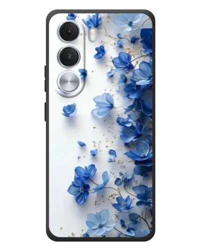 Чехол для Realme C100i с картинкой «Голубой цветочный каскад» Чехол для Realme C100i с картинкой «Голубой цветочный каскад»