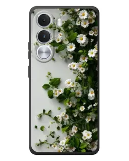 Чехол для Realme C100i с картинкой «Ветка мелких белых цветов» Чехол для Realme C100i с картинкой «Ветка мелких белых цветов»