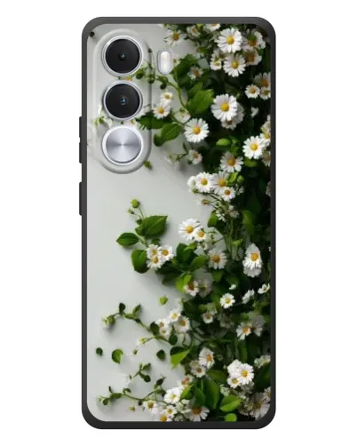 Чехол для Realme C100i с картинкой «Ветка мелких белых цветов» Чехол для Realme C100i с картинкой «Ветка мелких белых цветов»