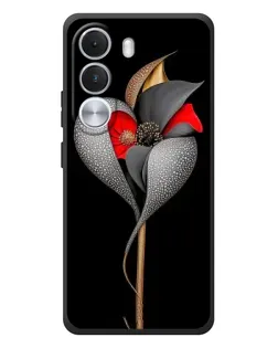 Чехол для Realme C100i с картинкой «Серебряный фантазийный цветок» Чехол для Realme C100i с картинкой «Серебряный фантазийный цветок»
