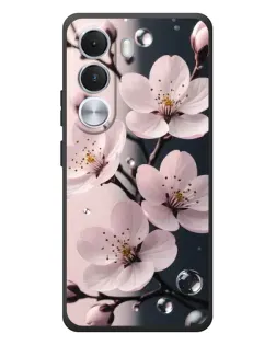 Чехол для Realme C100i с картинкой «Нежная сакура и капли» Чехол для Realme C100i с картинкой «Нежная сакура и капли»