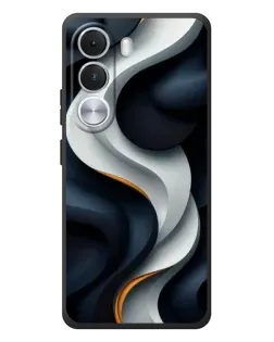 Чехол для Realme C100i с картинкой «Объемные черно-белые ленты» Чехол для Realme C100i с картинкой «Объемные черно-белые ленты»