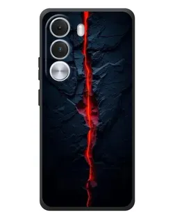 Чехол для Realme C100i с картинкой «Kрасная лавовая трещина» Чехол для Realme C100i с картинкой «Kрасная лавовая трещина»