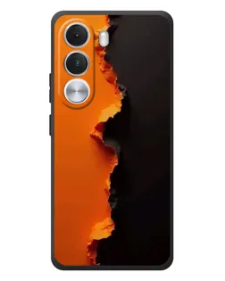 Чехол для Realme C100i с картинкой «Оранжевый разлом» Чехол для Realme C100i с картинкой «Оранжевый разлом»