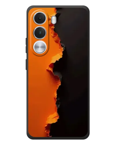 Чехол для Realme C100i с картинкой «Оранжевый разлом» Чехол для Realme C100i с картинкой «Оранжевый разлом»