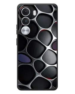 Чехол для Realme C100i с картинкой «Объемная темная решетка» Чехол для Realme C100i с картинкой «Объемная темная решетка»