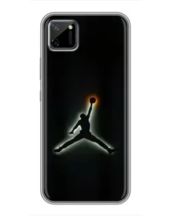 Чехол для Realme C11 с картинкой «Jordan Gradient Logo»
