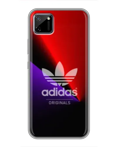 Чехол для Realme C11 с картинкой «Adidas Red Neon»