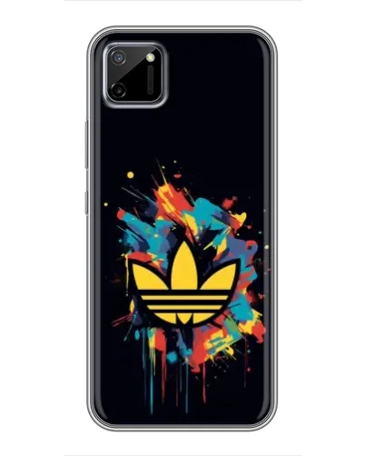 Чехол для Realme C11 с картинкой «Adidas Splash»