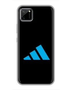 Чехол для Realme C11 с картинкой «Adidas Cyan Logo»
