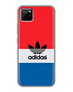 Чехол для Realme C11 с картинкой «Ретро блоки Adidas»