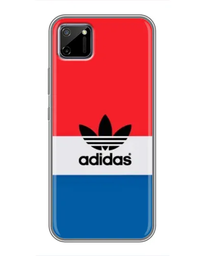 Чехол для Realme C11 с картинкой «Ретро блоки Adidas»