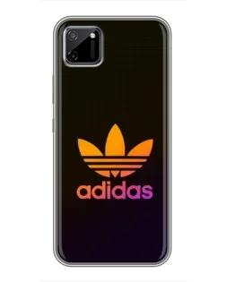 Чехол для Realme C11 с картинкой «Градиент Adidas»