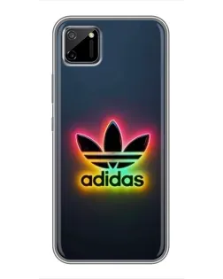 Чехол для Realme C11 с картинкой «Неоновый Adidas»
