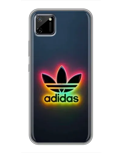 Чехол для Realme C11 с картинкой «Неоновый Adidas»