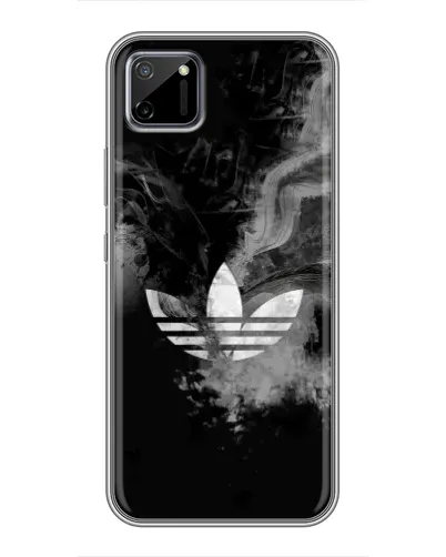 Чехол для Realme C11 с картинкой «Абстрактный дым Adidas»