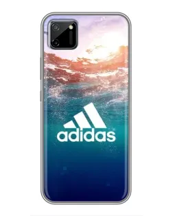 Чехол для Realme C11 с картинкой «Океанская глубина адидас»