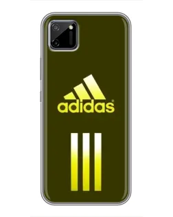 Чехол для Realme C11 с картинкой «Оливковый градиент Adidas»