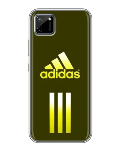 Чехол для Realme C11 с картинкой «Оливковый градиент Adidas»