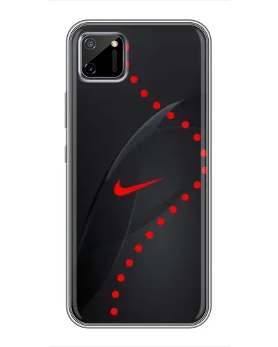 Чехол для Realme C11 с картинкой «Абстрактный дизайн Nike»