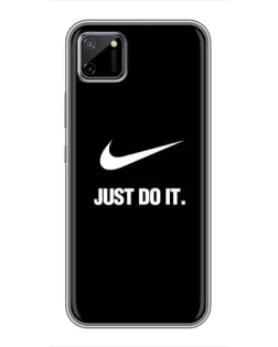 Чехол для Realme C11 с картинкой «Классический принт Nike»