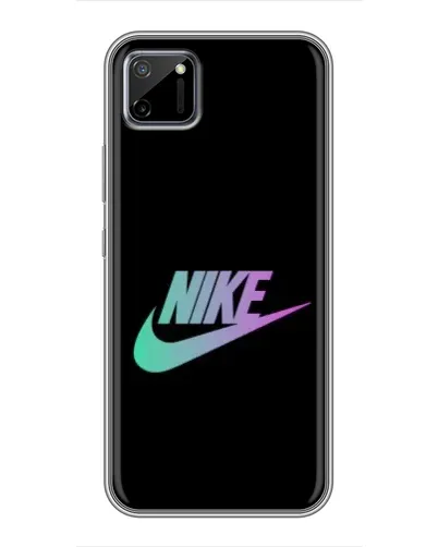 Чехол для Realme C11 с картинкой «Nike — городская ночь»