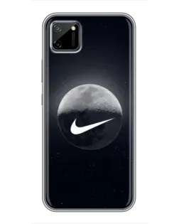 Чехол для Realme C11 с картинкой «Nike в стиле граффити»
